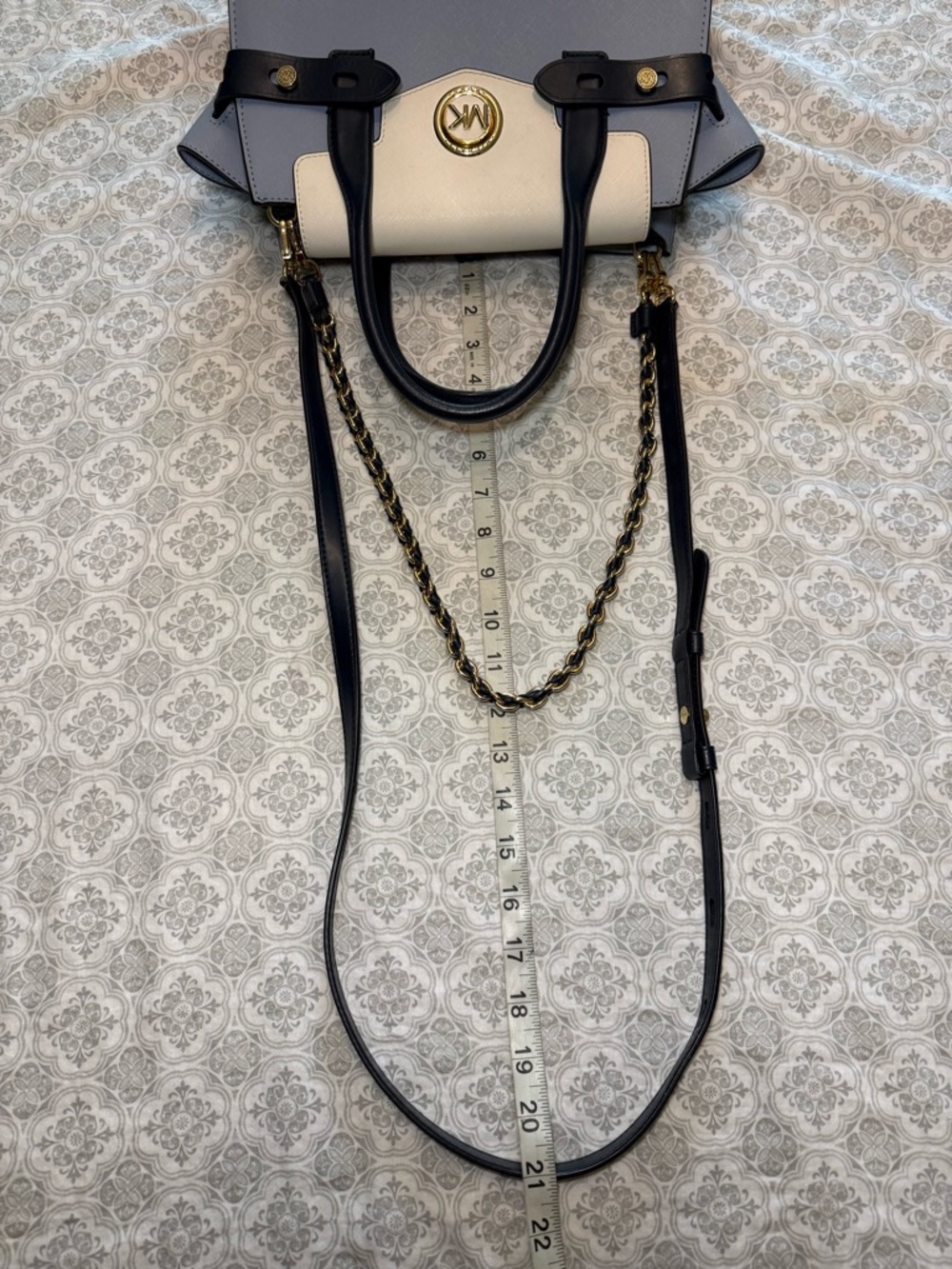 Michael Kors Carmen Flap Belted Satchel - Picture 16 of 16
